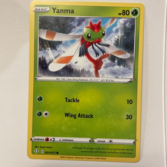 Two Pokémon cards, yanma and kakuna - Picture 2 of 3